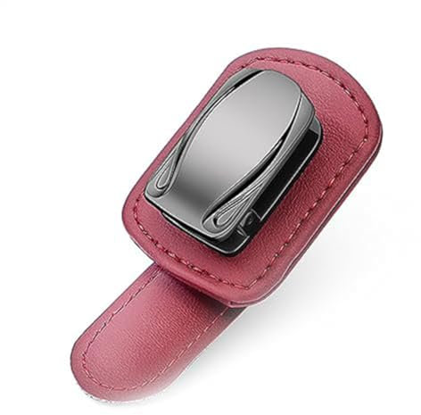 FNDYMNPG Sonnenbrille Halterung Auto, für Audi A4 B9 Avant Bj. 2016-2021 Auto Sonnenbrillen Clip Aufbewahrungskoffer Brillenhalter für Auto,D