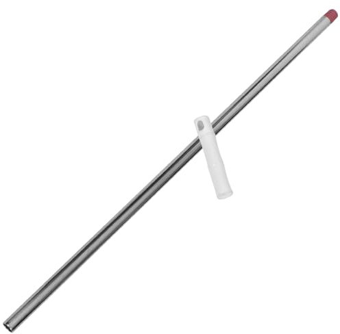 minkissy Broom Handle Replacement Stainless Steel Rod Plastic Grip Multi-Functional 77cm Extension Pole for Easy Cleaning 2 Pack Random Color
