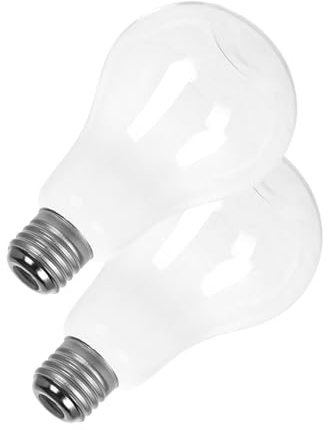 Cabilock 2pcs Mini Hyacinth Bulb Vase Glass Flower Jars Bulb Shape for Hydroponics Wedding Decor