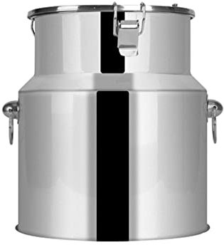 Bidoni per Il Trasporto del Latte in Acciaio Inossidabile, Secchio per Vino, brocca per Il Trasporto - 5L/9L/14L, Contenitore per Il Latte, barile per latticini con Coperchio sigillato, serb