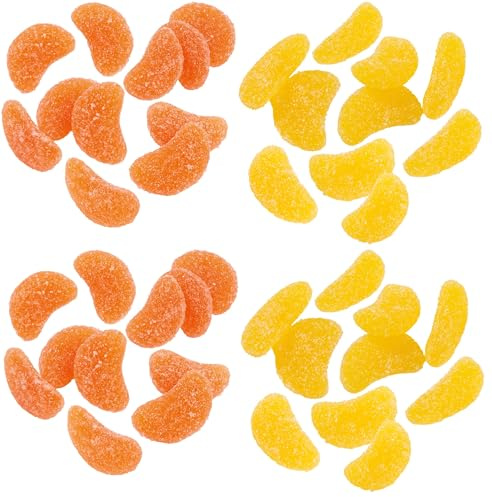 ORANGE & LEMON Jelly slices cake toppers x100g