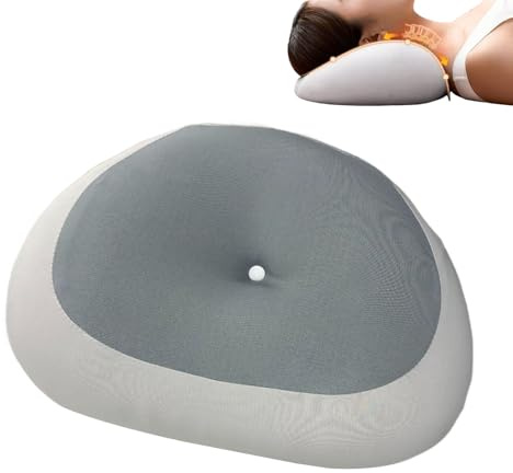 Générique Oreiller Cervical pour Dormir - Oreiller Ergonomique en Mousse à Mémoire - Accessoire Literie Adulte pour Dormir sur Le Dos Le Ventre ou Le Côté Sieste Canapé Chambre