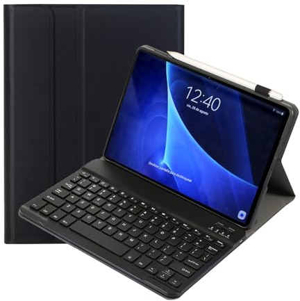 leleyo Funda con Teclado para Samsung Galaxy Tab A 10,1 (T580/T585) Funda QWERTY magnético extraíble para Galaxy Tab A(2016),Negro