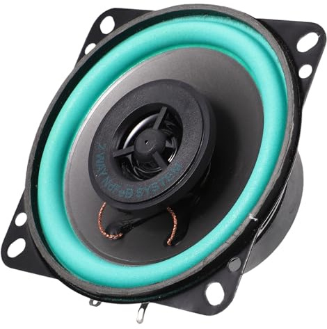 PRETYZOOM Altoparlanti Coassiali per Porte Auto 100 W Full Range, Resistenti all'Umidità Suono Chiaro, per Impianto Audio Stereo in Auto e Uso Quotidiano