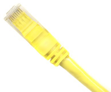 Riteav – 21,3 m (21.3 m) cavo Ethernet incrociato CAT6 RJ45/m a/m – giallo