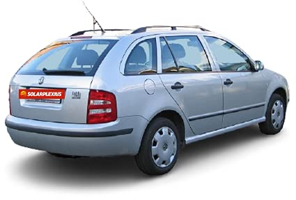Solarplexius Auto-Sonnenschutz Scheiben-Tönung passgenau für Fabia I Kombi 6Y Bj.00-07 Keine Folie Komplettsatz