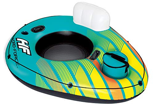 Bestway Hydro-Force™ Schwimmring, 169 x 137 cm, mit Rückenlehne + Kühltasche