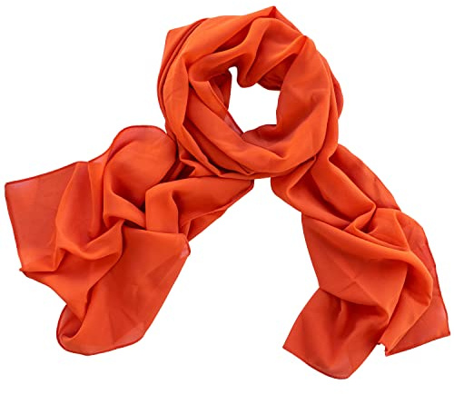 Dolce Abbraccio Damen Schal Stola Halstuch Tuch aus Chiffon für Frühling Sommer Ganzjährig