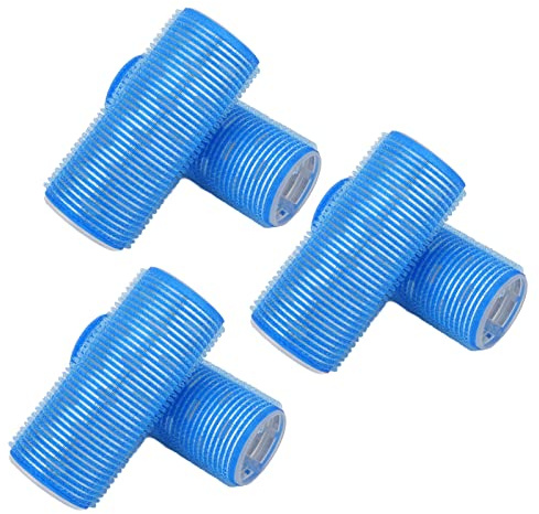 Lot de 6 Bigoudis Auto-AdhéSifs Bigoudis Longs Moyens Petits Bigoudis pour Salon de Coiffure, Auto-Agrippants, Outil de Coiffage