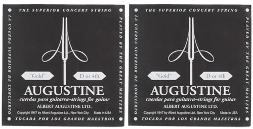 Augustine Gold Label Saiten für Klassik Gitarre - D4 (Packung mit 2)