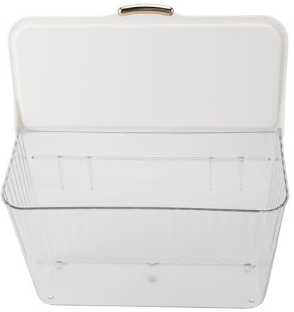 4-Liter-Wäschekorb Zur Wandmontage, Staubdicht, Multifunktional, Zum Aufhängen an der Wand, Schmutziger Wäschekorb mit Deckel, Wäschekorb, Platzsparender, Selbstklebender