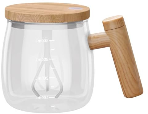 Easy to Use Coffee Mug Automatic Mixing Glass Electric Cup Self Stirring Cup Glass Milk Cups Suitable for Easily Mixing
