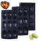 3 Piezas Molde Madeleine Trays Silicona, molde de silicona madeleines, Magdalenas Molde Madeleines 9 Cavidades, Moldes Hornear Madeleine Antiadherente para Madeleine Bombones Galletas Pudding (Negro)