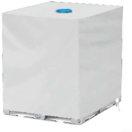 Protection efficace pour réservoir IBC, design innovant pour une fonctionnalité complète lorsqu'elle est couverte (argenté)