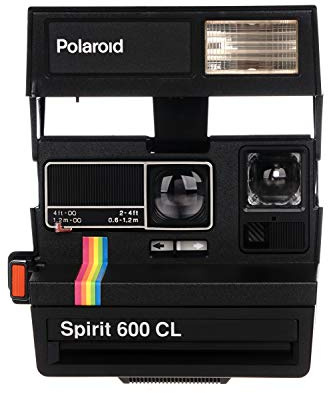 Polaroid Spirit 600CL Instant Camera – Vintage 600 Series | Refurbished Classic with Built-in Flash | Uses Polaroid 600 Film (Renewed)