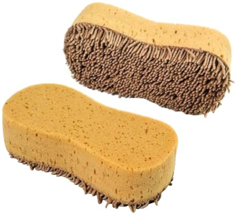 LABRIMP 2 Piezas Esponja de Limpieza para Coche Suave Absorbente Rayaduras para Lavado de Puertas Suelo y Ventanas