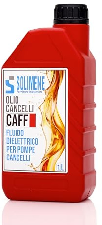 SOLIMENE Aceite para puertas CAFF rojo – Fluido hidráulico para automatización de puertas y barras de carretera – Antidesgaste, antiespuma, rendimiento fiable a bajas temperaturas – Formato 1L