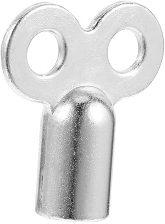 jojofuny Radiator Ventilation Key Metal Radiator Bleed Valve Tool for Opening and Closing Air Switch Spool Home Maintenance Wrench Silver