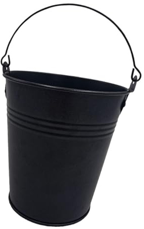 SHINEOFI Seau à Graisse pour Barbecue Fer Seau de Récupération Huile pour Grill Extérieur Accessoire Pratique pour Cuisson Barbecue