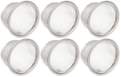 KAILIKETIY Set 6 Pezzi Colini per Tè per Infusione in Acciaio Inossidabile, Filtro a Rete Resistente e Pratico di Tisane e Tè Sfuso in Casa