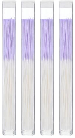 HOMOBABE Kit de Nettoyage pour Piercing D'oreille Accessoire de Rangement Inclus avec Fil de Coton Fin 360 Pièces pour Soins Doux et Hygiéniques pour Entretien Quotidien