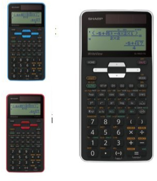 SHARP Wissenschaftlicher Taschenrechner LCD 16 Ziffern Farbe Blau
