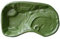 Giardini D'Acqua Art. 530 Estanque Preformado Verde Para Tortugas, Jardines de Agua Cm 185 x 105 x 32 Capacidad 190 Lt Pecera Plantas Palustres Bricolaje