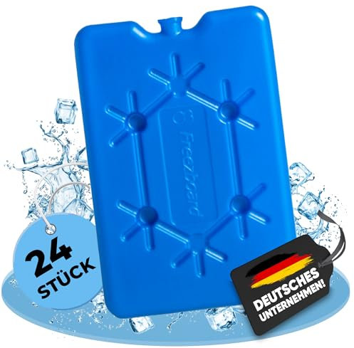 NEMT 24x flacher Kühlakku 200 ml Kühlakkus 11 x 16,5 x 1,5 cm Kühlelemente Kühltasche Kühlbox