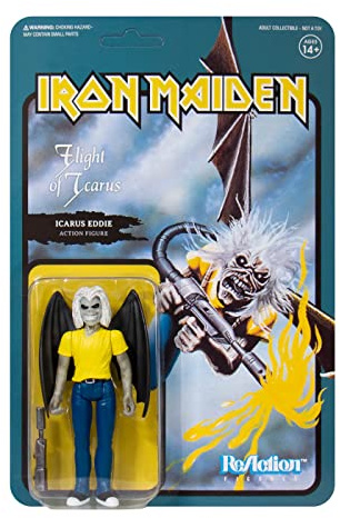 Super7 Iron Maiden ReAction Action Figure Flight of Icarus (Single Art) 10 cm