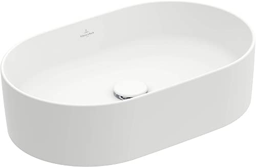 V&B Aufsatzwaschtisch Collaro 56x36cm, o Überlauf, stone white C-plus