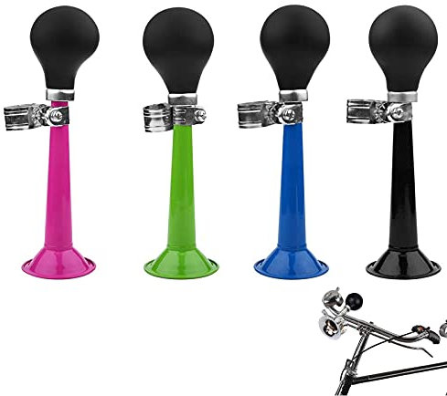 4 Stücke Fahrrad Hupe,Fahrradglocke,Metal Classic Fahrrad Hupen mit Metallhalterung,Fahrrad Hupe Ballhupe,für Mountainbikes,Beach Cars und Campingfahrzeuge,die Meisten Fahrradlenker