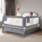 HILEYOLLA Sponde Letto Bambini 150 CM, Sbarra Letto Bambini Può Sollevamento Verticale Sponda Letto anti Caduta (1 Lato)
