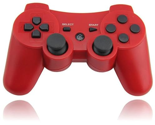 MANDO COMPATIBLE INALAMBRICO PARA SONY PLAY STATION 3 DUALSHOCK 3 PS3 ROJO