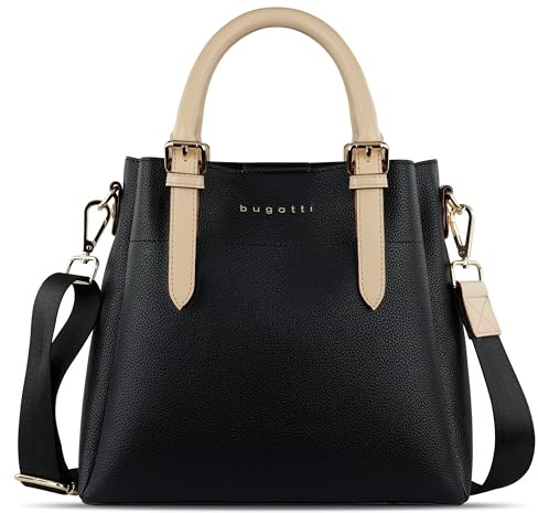 bugatti Ella Handtasche Damen, Henkeltasche mit Schultergurt
