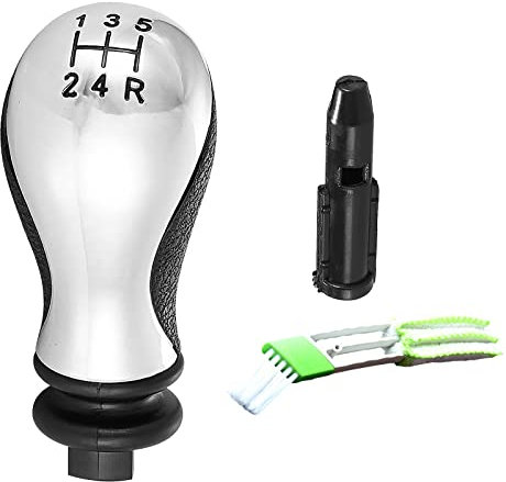 Pomello del Cambio a 5 Velocità,5 Marce Universale Pomello Leva Cambio per Manuale Leva del Cambio per Auto con Testa a Bastone con Adattatori Compatibile con Citroen C5 01-08 Xsara Picasso 99-08