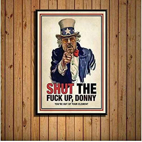Poster The Big Lebowski Vintage-Filmplakat, Wandkunst, Bilder, Leinwand, Malerei, Poster Und Drucke, Heimdekoration 50X70Cm Kein Rahmen