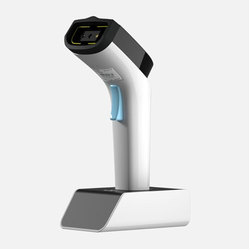NETUM Scanner di Codici a Barre 2D RFID Ibrido Wireless Lettore di Tag RFID UHF e Scansione di Codici a Barre QR 1D/2D Connessione Tramite Bluetooth per il Sistema di Ospitalità al Dettaglio DS8500