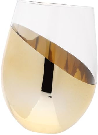 LABRIMP Bicchieri da Vino Trasparenti Bicchieri Senza Gambe per Vino Rosso e Bianco in Vetro di Buona qualità per Feste Ristoranti e Uso Casalingo