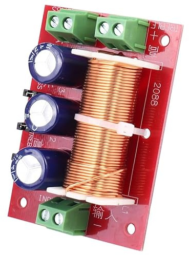 CAIONPLE 400W Lautsprecher Frequenz Weiche 2 Wege Hoch Niedrig 4-16 Ohm Frequenz Teiler für Lautsprecher