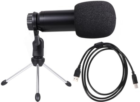 BESPORTBLE 1Satz USB Kondensatormikrofon mit Verstellbarem Teiliges für PC und Laptop USB Kabel Mikrofonabdeckung und Halterung für Live Übertragungen