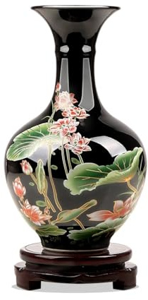 Vase, Vase Chinois en Porcelaine Fait Main, décoration for Composition Florale de Salon Décoration d'intérieur