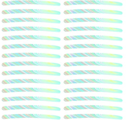 Pegatinas Reflectantes 40 Piezas, Papel para Llantas de Bicicleta y Moto | Efecto Fluorescente, Impermeables y Resistentes al Viento, Instalación Fácil, Decoración Exterior para Ruedas