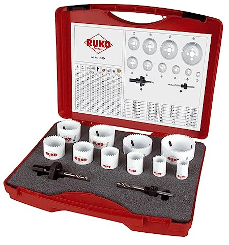 Ruko 126304 Lochsägensatz Super HSS Co 8, 12-teilig