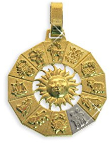 Sternzeichen Anhänger Zwillinge 16mm Gold 585 (Art. 213169)