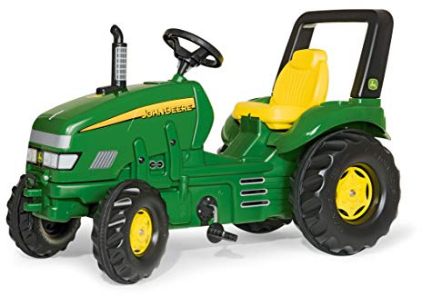 Rolly Toys rollyX-Trac John Deere (für Kinder von 3 bis 10 Jahren, Sitz verstellbar, Flüsterreifen) 035632