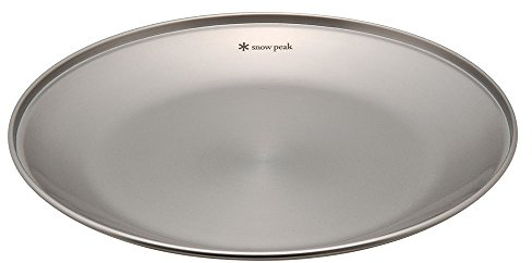 Snow Peak Geschirrteller – leicht, rostfrei und langlebig – 8,5 x 8,5 x 1,9 cm