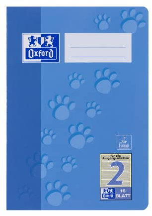 Oxford Schulheft A5, 16 Blatt, Lineatur 2, liniert