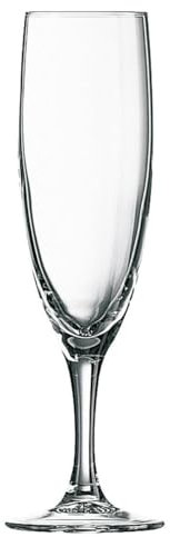 Arcoroc 56626 Flûte à Champagne Elégance, Verre, Transparent, 10 cl