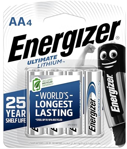 Energizer L91BP-4 Batterie, Nicht wiederaufladbar, Nicht wiederaufladbar (Lithium, zylindrisch, AA, -40 – 60 °C, -40 – 60 °C)