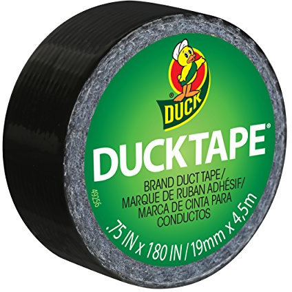 Duck Tape Ducklings / Canetons Ruban Adhésif de Masquage Noir 19 mm x 4,5 m